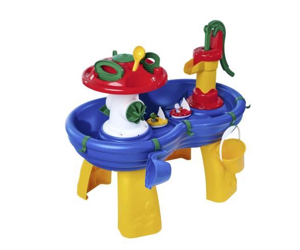 WaterTable with Pump and Mushroom Fountain