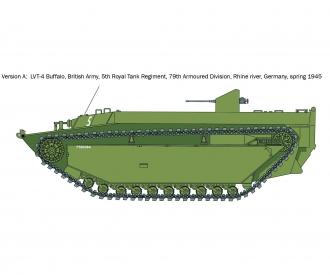 Italeri LVT-4 Water Buffalo Model Kit 1:35