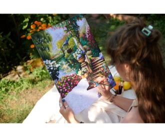 Paradisal Garden 40 x 50 cm - Painting by Numbers