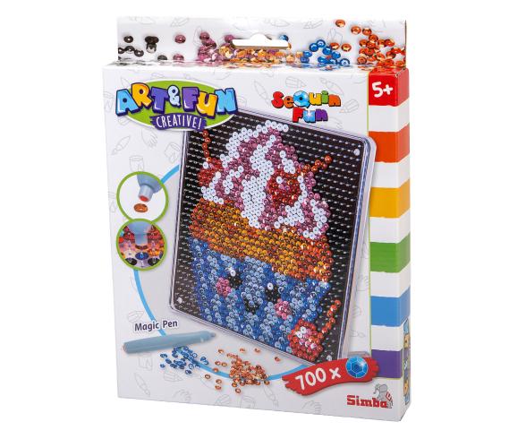 Art&Fun Sequin Fun Cupcake
