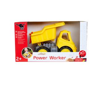 BIG Power Worker Classic Dump Truck with  Tipping Bed and Soft Tyres