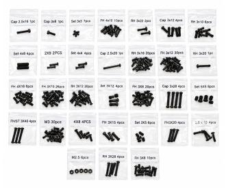 Assortiment de vis Virus Akuma pour modèles RC