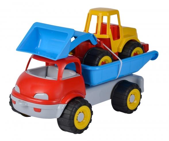 Camion benne et pelleteuse Androni