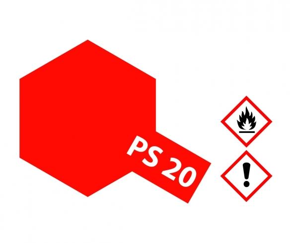 PS-20 Neon Rot Polycarbonat 100ml