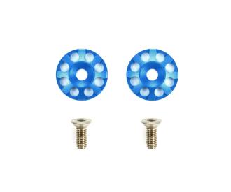 Aluminum Wing Washers (2) Blue