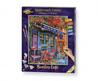 Buntes Café Malen nach Zahlen