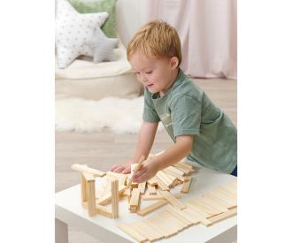 Wooden Construction Kit 200 Pieces