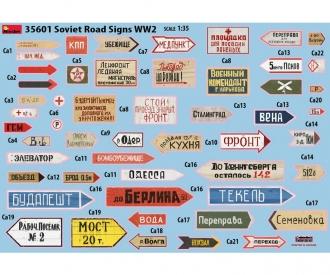 1:35 WW2 Sov. Road Signs