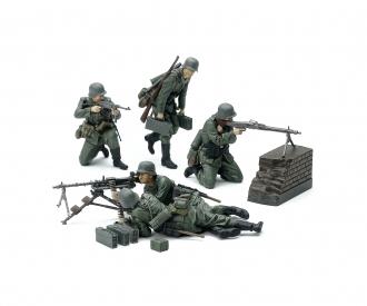 1:35 Figuren-Set Dt. MG Truppen (5) Mit.WW2