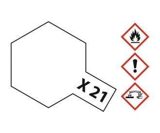 X-21 Flat Base, acrylic paint, 10 ml bottle