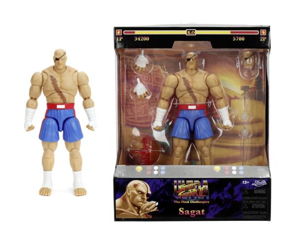 Street Fighter II Sagat 7,5" Figur