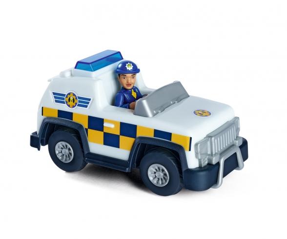 Sam Junior Polizei 4x4 mit Rose Figur