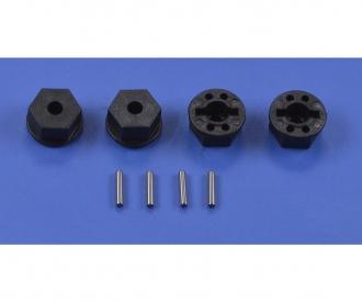 FY10 Truggy Entraîneur Roues (4 p)