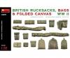 1:35 WW2 Brit.Rucksacks, Bags & Canvas