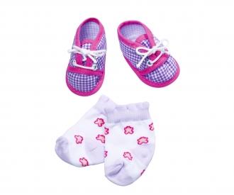 New Born Baby Shoes with Socks, 4 versions