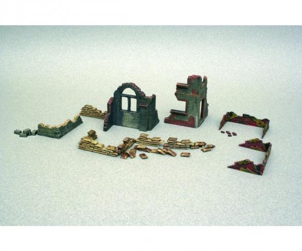 Italeri Walls and Ruins Model Kit 1:72 Scale