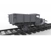 1:35 1,5to Railroad Truck AA Type w/Rail