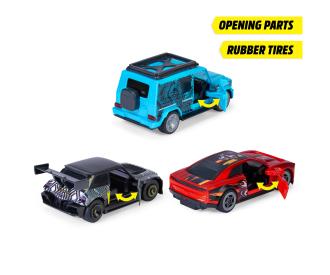 Pulback Racer, 3-asst.