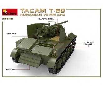 1:35 Rom. 76-mm SPG Tacam T-60 Interior