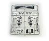 Chrome Parts Set, model accessory sprue, black