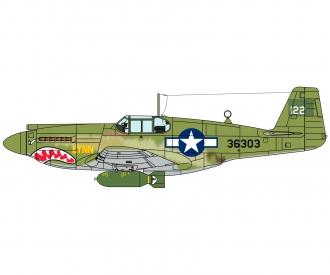 Italeri 1:72 US P-51A Mustang Model Kit