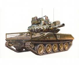 1:35 US M551 Sheridan, plastic model assembly kit