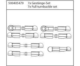 X10E Full Turnbuckle Set
