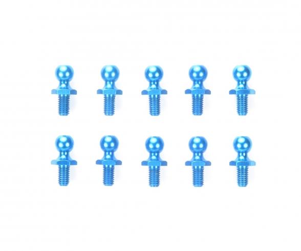 Alum. Ball Connector blue 5mm, RC spare part