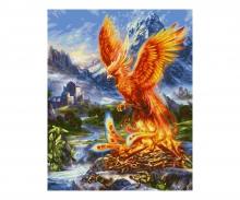 Phoenix from the ashes - painting by numbers