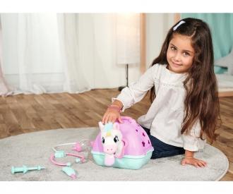 Doktorkoffer mit Plüsch Einhorn