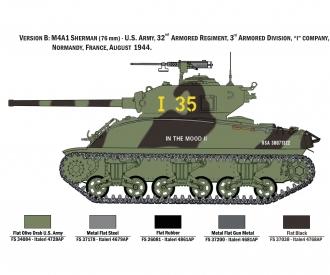 Italeri M4A1 Sherman with U.S. Infantry Kit