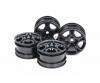 C-Shaped 10-Spoke Wheel Black (4)