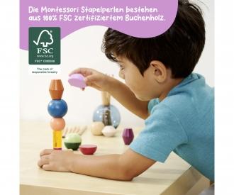 Eichhorn Montessori Stapel-Perlen