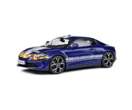 Alpine A110 Gendarmerie, voiture miniature en métal moulé, 1:18