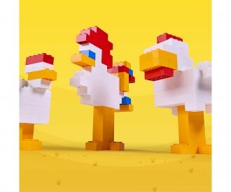 Blox 500 briques 8 plots jaunes en vrac