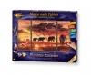 Africa Elephant Caravan Triptych - Painting by Numbers