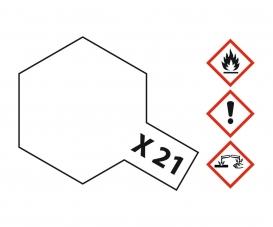 X-21 Flat Base, acrylic paint, 23 ml bottle