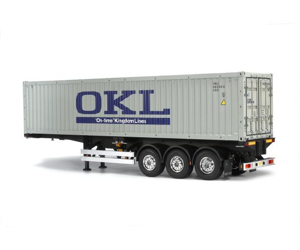 1:14 40ft Container 3-Axle Semi-Trailer RC kit