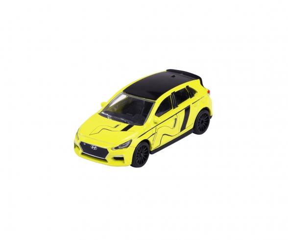 Racing Hyundai i30N, yellow