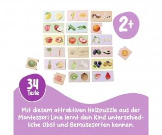 Montessori Puzzle Fruit and Vegetables