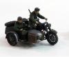 1:48 WWII German Motorcycle & Sidecar, assembly kit
