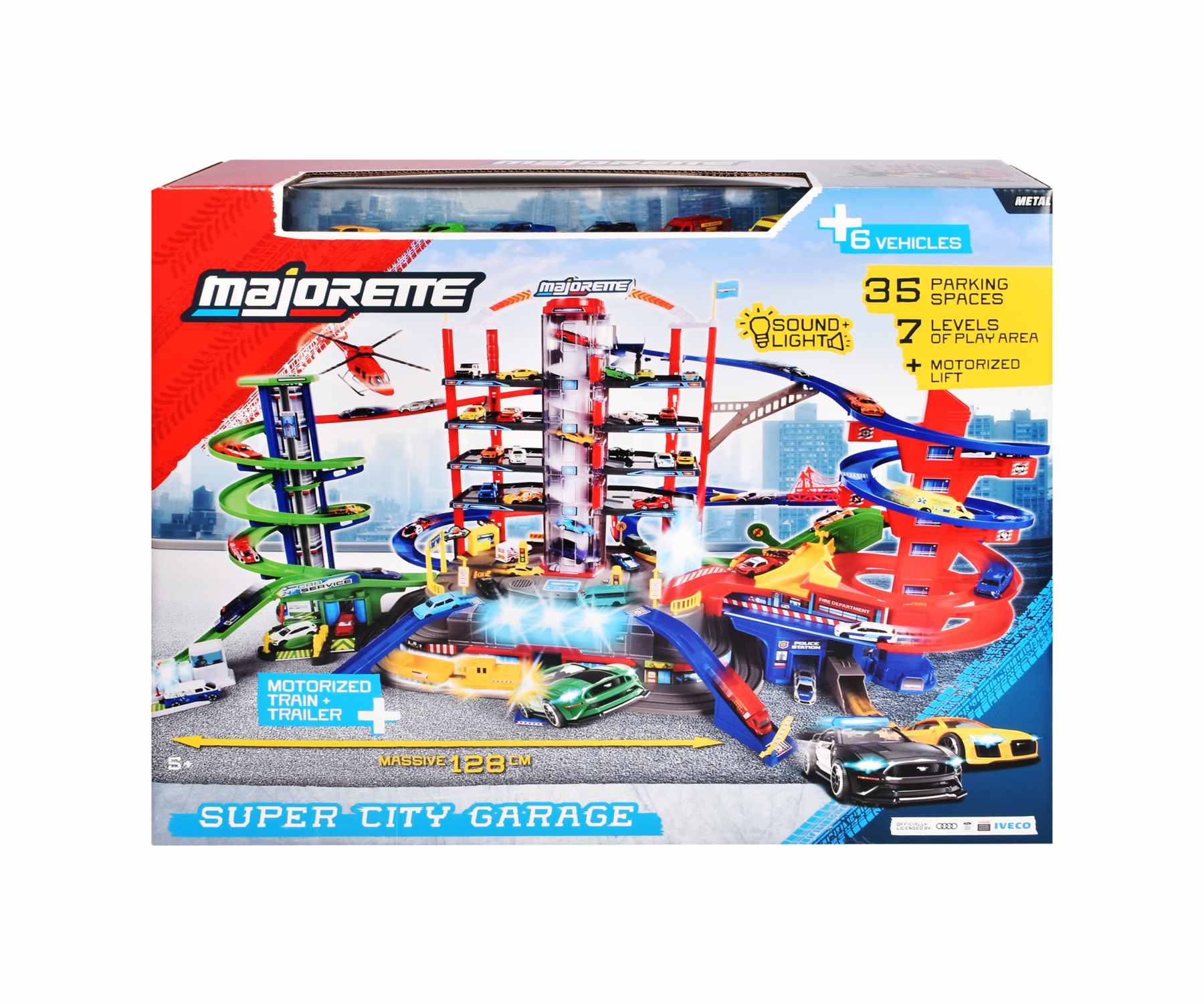 Majorette N°704 - Ferrari City Service + Garage - AI670 - Neuf Sous Emballage (voir Descriptif)