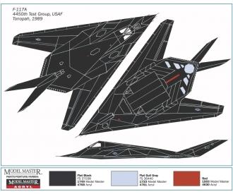 Italeri F-117A Stealth Nighthawk Model Kit 1:72
