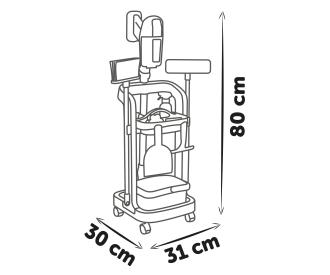 Rowenta Chariot Ménage + Aspi Balai