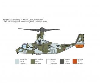 V-22 OSPREY Tilt Rotor Aircraft Model Kit 1:72