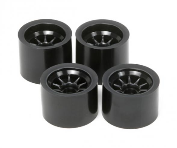 F104 Wheel Set, model rims, black 4-piece