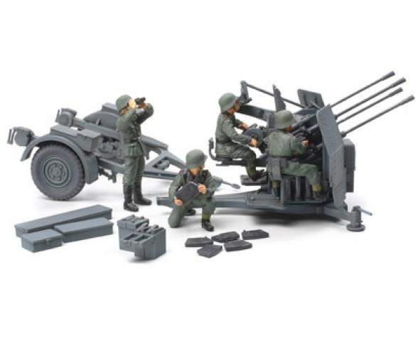 1:48 WWII Dt. 20mm Flakvierling 38 (4) 1:48 WWII Dt. 20mm Flakvierling 38 (4)