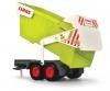 Tracteur agricole CLAAS avec remorque, jouet 64 cm