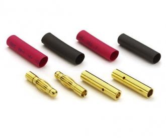 Gold Plug 4mm Set, connector set for RC models