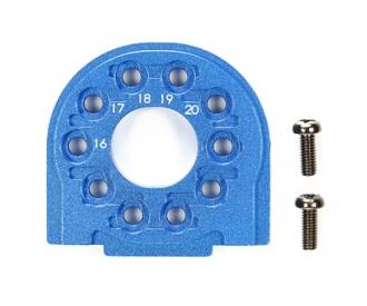 TT-02/B Alu Motorhalter Blau eloxiert